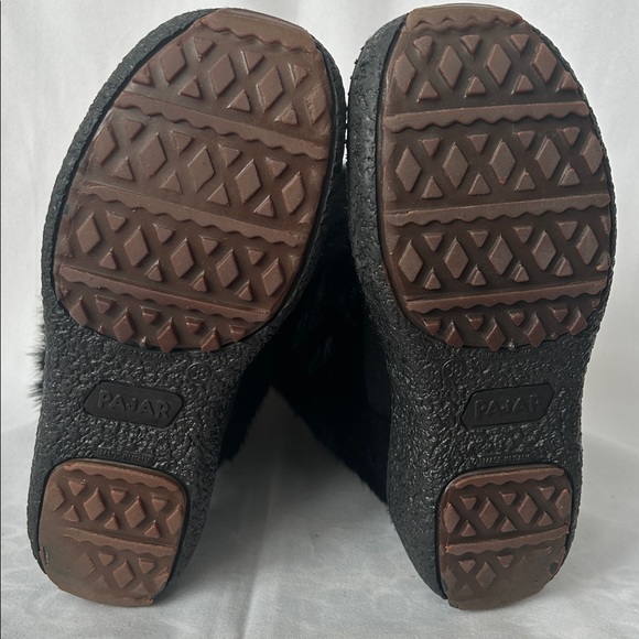 Pajar Made in Italy Cozy Black Faux Fur Winter Boots Shoes **Size 38/US 7** 🌺🌺 - Picture 8 of 12